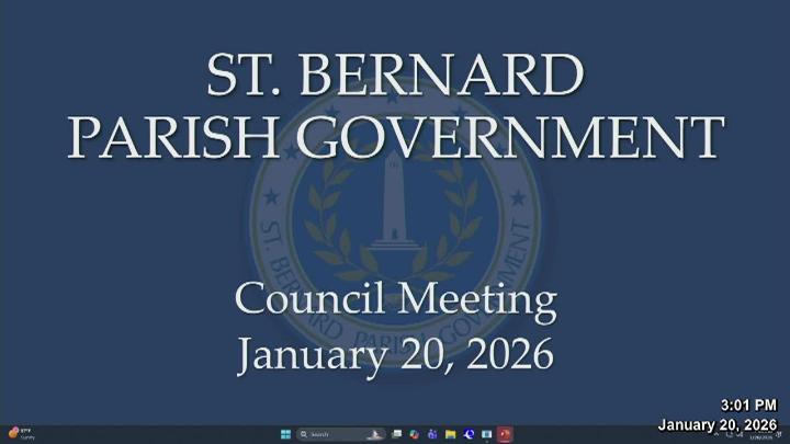 Thumbnail image for Council Meeting- 1/20/2026