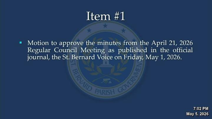 Thumbnail image for Council Meeting 5/5/26